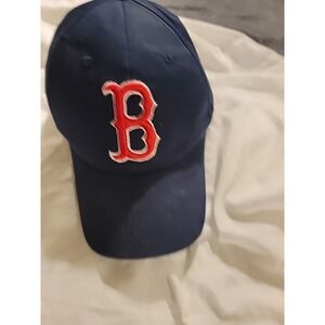 Boston Red Socks Adjustable Strapback Hat MLB‎ One Size Adult Blue